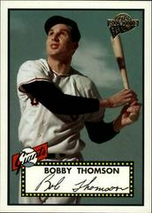 Bobby Thomson #95 Baseball Cards 2003 Topps All Time Fan Favorites Prices