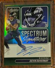 Devin Duvernay [Green] #SPEC-DD Football Cards 2022 Panini Absolute Spectrum Signatures Prices