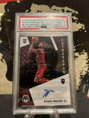 Kevin Porter Jr. [Black Gold Choice] Basketball Cards 2019 Panini Mosaic Rookie Autographs Prices