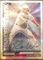 Ryan Webb [Autograph Silver Prizm] Baseball Cards 2021 Panini Prizm Draft Picks Thunderstruck Prices