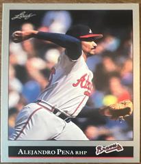 Alejandro Pena #489 Baseball Cards 1992 Leaf Prices