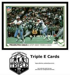 Philadelphia Eagles [A Step Away From A Sack] #42 Football Cards 1983 Fleer Team Action Prices