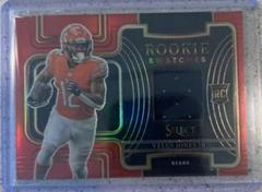 Velus Jones Jr. [Red] #RSW-16 Football Cards 2022 Panini Select Rookie Swatches Prices
