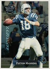 Peyton Manning [Longevity] Football Cards 2002 Leaf Rookies & Stars Prices