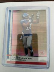 Hakeem Nicks [Red Refractor] #65 Football Cards 2009 Topps Finest Prices