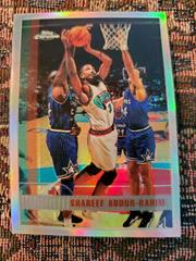 Shareef Abdur-Rahim [Refractor] #94 Basketball Cards 1997 Topps Chrome Prices