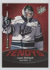 Jesper Wallstedt [Red] Hockey Cards 2022 Upper Deck AHL Tendys Prices