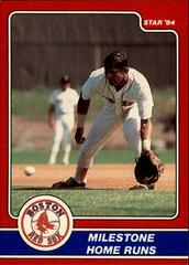Carl Yastrzemski [Milestone Home Runs] Baseball Cards 1984 Star Yastrzemski Prices