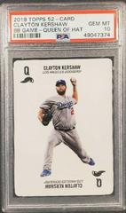 Clayton Kershaw [Queen of Hat] Baseball Cards 2019 Topps 52 Card Baseball Game Prices