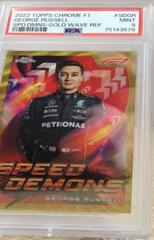 George Russell [Gold Wave] #SD-GR Racing Cards 2022 Topps Chrome Formula 1 Speed Demons Prices