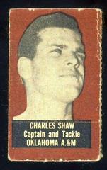 Charles Shaw [Brown] Football Cards 1950 Topps Felt Backs Prices