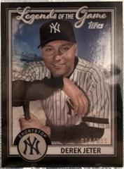 Derek Jeter [Black] Baseball Cards 2023 Topps Legends of the Game Prices