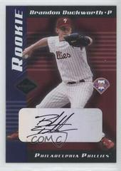 Brandon Duckworth [Autograph] Baseball Cards 2001 Leaf Limited Prices