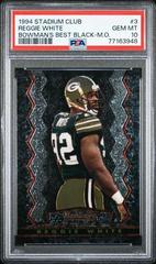 Reggie White [Black Members Only] #3 Football Cards 1994 Stadium Club Bowman's Best Prices