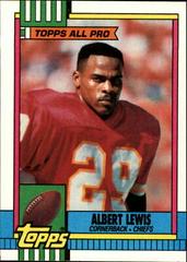 Albert Lewis Football Cards 1990 Topps Prices