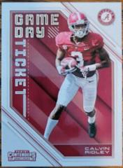 Calvin Ridley #10 Football Cards 2018 Panini Contenders Draft Picks Game Day Ticket Prices