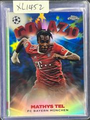 Mathys Tel [Blue] Soccer Cards 2022 Topps Chrome UEFA Club Competitions Golazo Prices