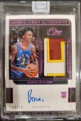 Bones Hyland [Pink] #RJ-BHY Basketball Cards 2021 Panini One and One Rookie Jersey Autographs Prices