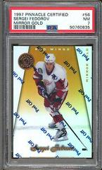 Sergei Fedorov [Mirror Gold] #56 Hockey Cards 1997 Pinnacle Certified Prices