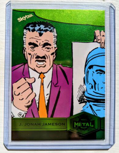 J. Jonah Jameson [Green] #139 Marvel 2022 Metal Universe Spider-Man