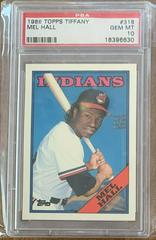 Mel Hall #318 Baseball Cards 1988 Topps Tiffany Prices