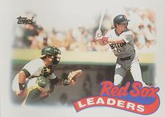 Red Sox Leaders [Jody Reed] Baseball Cards 1989 Topps Prices