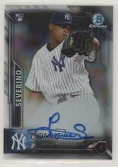 Luis Severino [Refractor] #CRA-LS Baseball Cards 2016 Bowman Chrome Rookie Autographs Prices