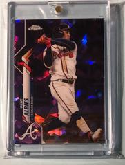 Ozzie Albies [Purple Refractor] #480 Baseball Cards 2020 Topps Chrome Sapphire Prices