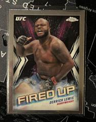 Derrick Lewis [Refractor] #FDP-8 Ufc Cards 2024 Topps Chrome UFC Fired Up Prices