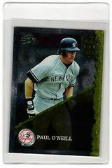 Paul O'Neill Baseball Cards 1995 Score Hall of Gold Prices