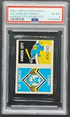 Los Angeles Angels [Kansas City Athletics] Baseball Cards 1962 Topps Stamp Panels Prices