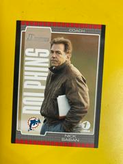 Nick Saban [1st Edition] #73 Football Cards 2005 Bowman Prices