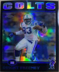 Dwight Freeney [Black Refractor] #17 Football Cards 2004 Topps Chrome Prices