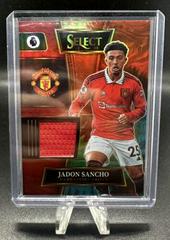 Jadon Sancho [Tie Dye] #SW-JS Soccer Cards 2022 Panini Select Premier League Swatches Prices
