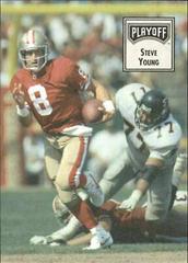 Steve Young #10 Football Cards 1993 Playoff Contenders Prices