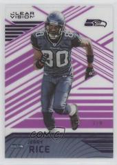Jerry Rice [Seahawks Purple] #72 Football Cards 2016 Panini Clear Vision Prices