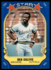 Ben Oglivie #14 Baseball Cards 1981 Fleer Star Stickers Prices