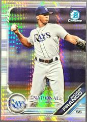 Wander Franco [Orange Refractor] Baseball Cards 2019 Bowman Chrome National Convention Prices