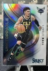 LaMelo Ball [Silver] #15 Basketball Cards 2022 Panini Select Unstoppable Prices
