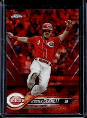 Scooter Gennett [Red] #153 Baseball Cards 2018 Topps Chrome Sapphire Prices