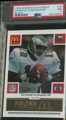 Randall Cunningham [Black] Football Cards 1986 McDonald's Eagles Prices