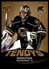 Zachary Fucale [Gold] Hockey Cards 2022 Upper Deck AHL Tendys Prices