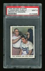 Carl Furillo, Doc Wendler [Brooklyn Dodgers] Baseball Cards 1955 Golden Stamps Prices