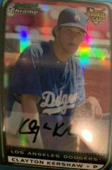 Clayton Kershaw [Blue Refractor] #BDP26 Baseball Cards 2008 Bowman Chrome Draft Prices