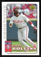 Jimmy Rollins Baseball Cards 2006 Upper Deck First Pitch Prices
