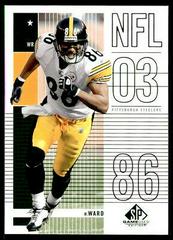 Hines Ward #69 Football Cards 2003 SP Game Used Prices