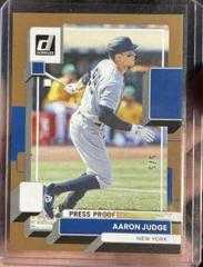 Aaron Judge [Press Proof] #173 Baseball Cards 2022 Panini Donruss Prices