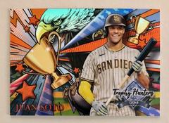 Juan Soto [Orange] Baseball Cards 2022 Stadium Club Chrome Trophy Hunters Prices