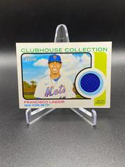 Francisco Lindor #CC-FL Baseball Cards 2022 Topps Heritage Clubhouse Collection Relics Prices