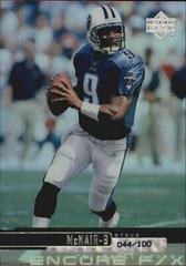 Steve McNair [F/X] Football Cards 1999 Upper Deck Encore Prices